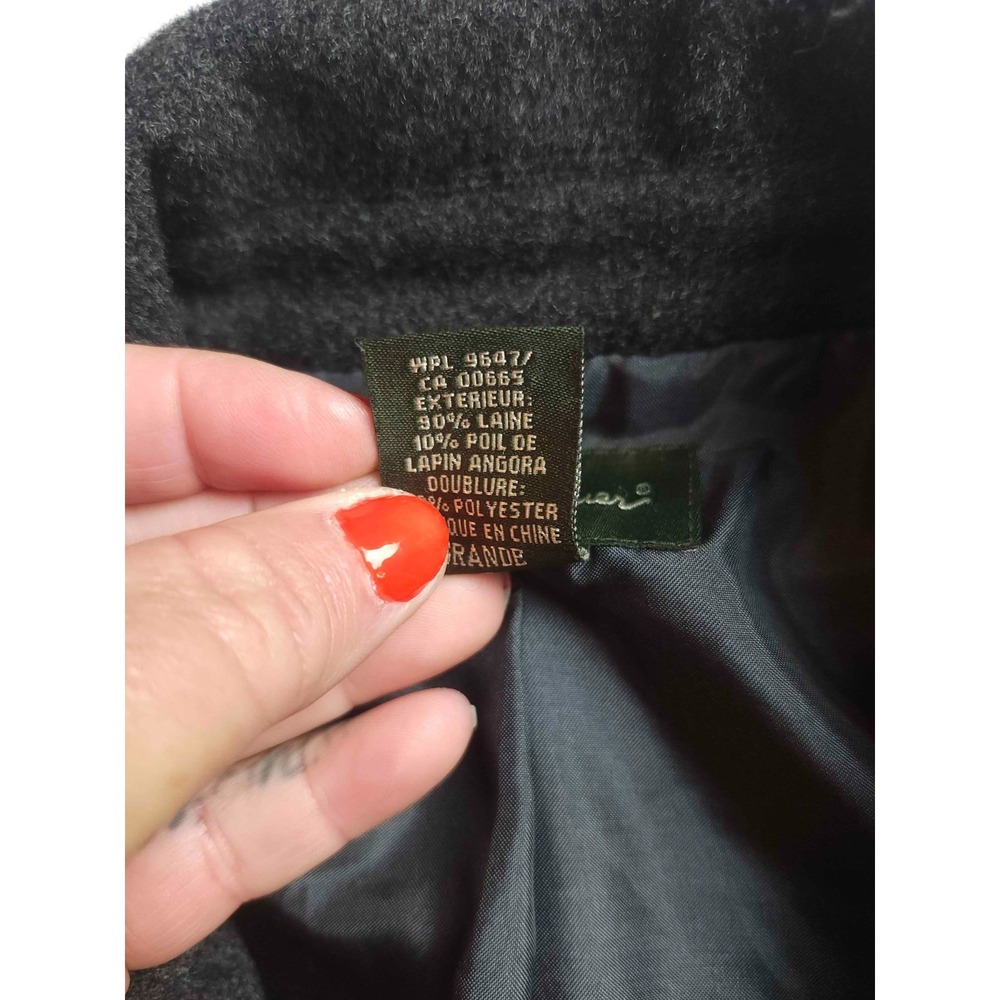 Vtg‎ 90s Eddie Bauer Blazer Womens L Dark Academia Office Siren Corporate Chic - Picture 5 of 6